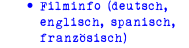Filminfo (deutsch, englisch, spanisch, französisch)