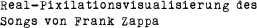 Real-Pixilationsvisualisierung des Songs von Frank
